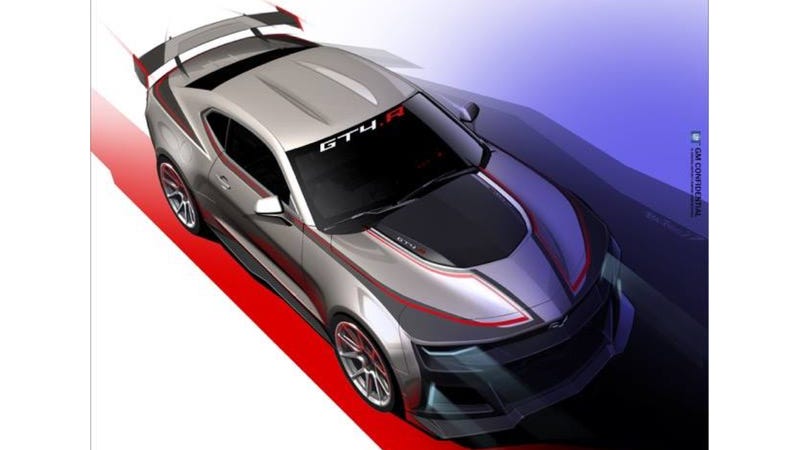 This Is The Terrifying, Tire Roasting New Chevrolet Camaro GT4.R